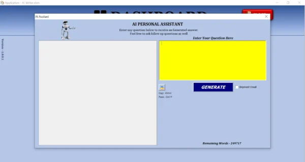 AI-Writer - ( 250000 Words ) - Above 1000 Emails - Image 3